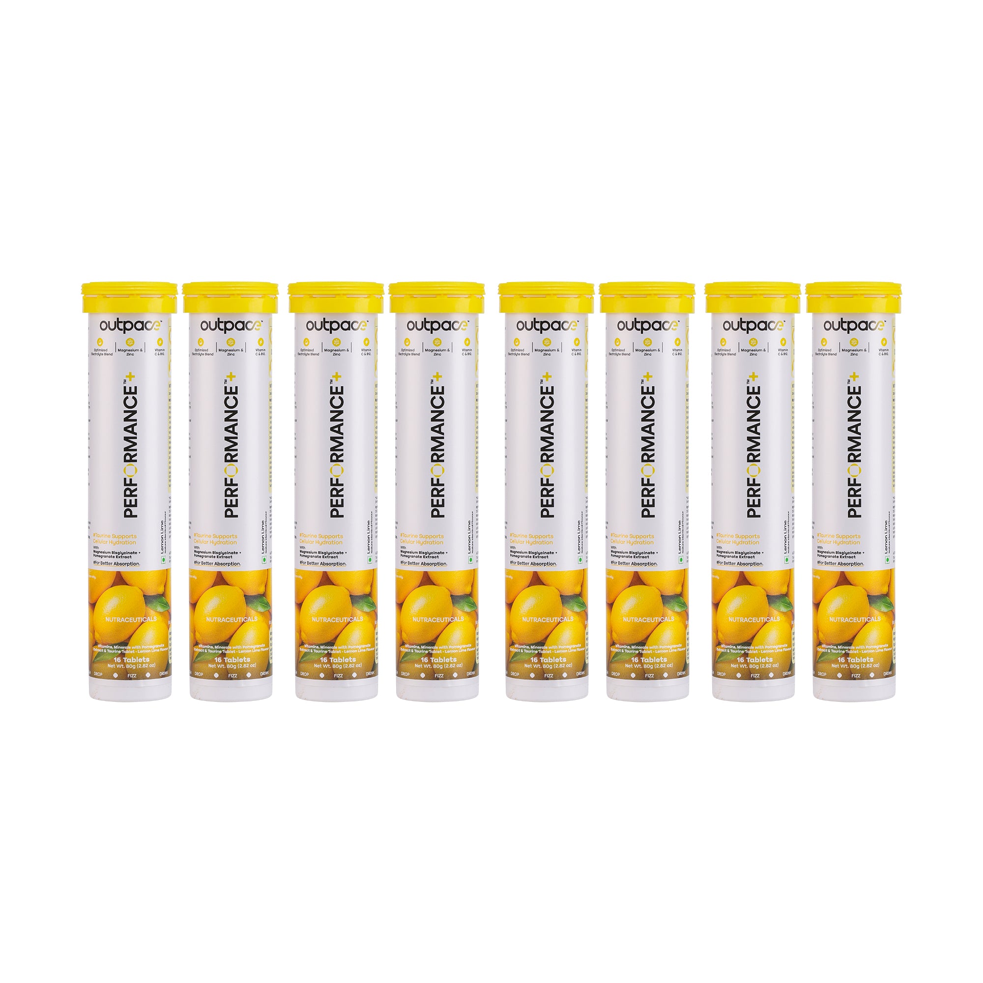 Performance+ Combo Pack — 8x Lemon Lime (8 Tubes)